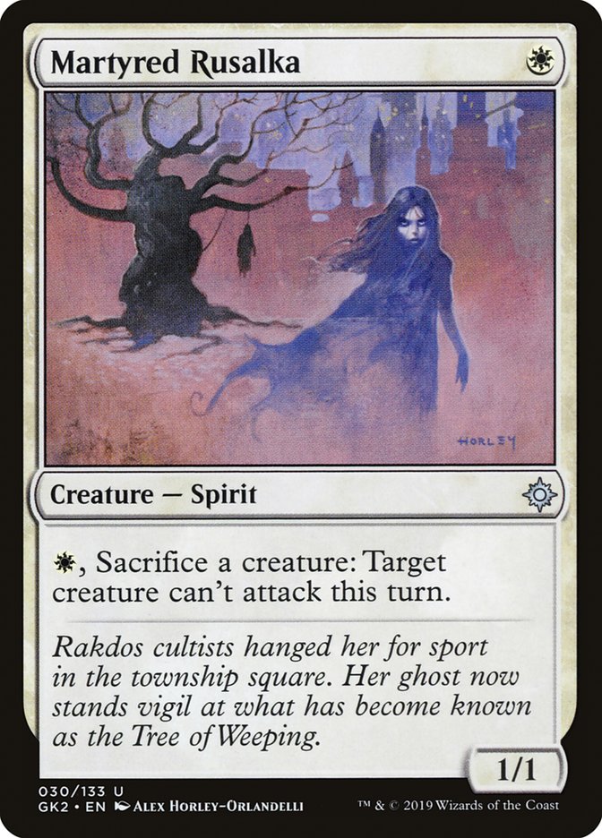 Martyred Rusalka [Ravnica Allegiance Guild Kit] | Good Games Adelaide SA