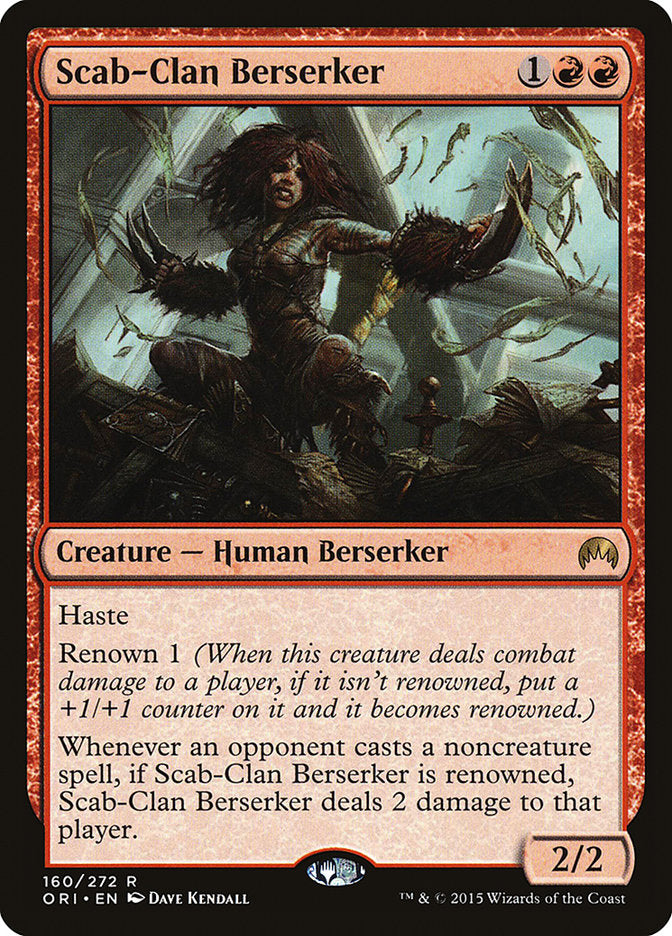 Scab-Clan Berserker 160 (Magic Origins)  - Foil | Good Games Adelaide SA