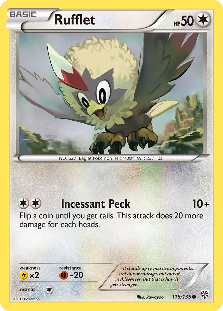 Rufflet (115/135) [Black & White: Plasma Storm] | Good Games Adelaide SA