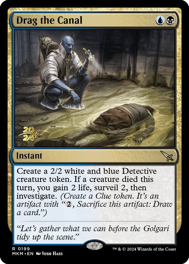 Drag the Canal 199 (Prerelease Cards)  - Foil | Good Games Adelaide SA