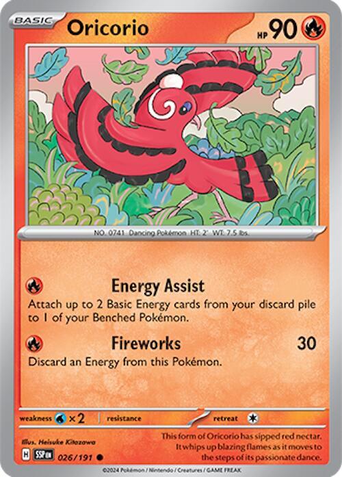 Oricorio 026/191 (SV08: Surging Sparks)  | Good Games Adelaide SA
