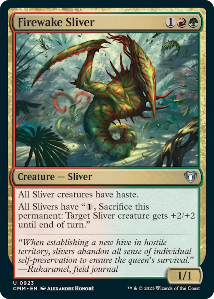 Firewake Sliver [Commander Masters] | Good Games Adelaide SA