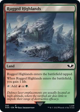 Rugged Highlands 292 (Universes Beyond: Warhammer 40,000)  | Good Games Adelaide SA