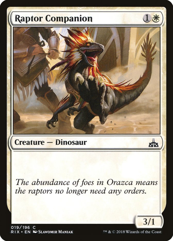 Raptor Companion [Rivals of Ixalan] | Good Games Adelaide SA