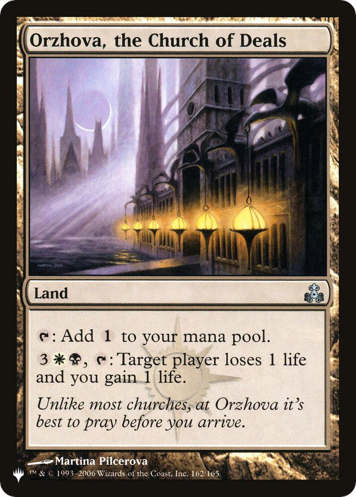 Orzhova the Church of Deals 162/165 (The List Reprints)  | Good Games Adelaide SA