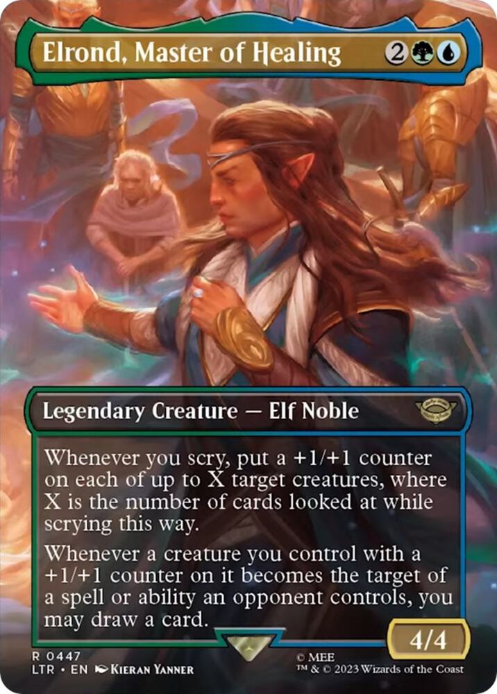 Elrond, Master of Healing 447 (Universes Beyond: The Lord of the Rings: Tales of Middle-earth)  - Borderless | Good Games Adelaide SA