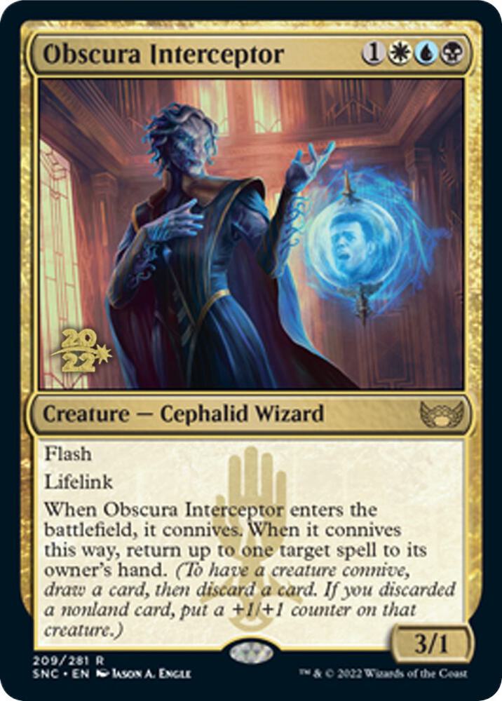 Obscura Interceptor 209 (Prerelease Cards)  - Foil | Good Games Adelaide SA