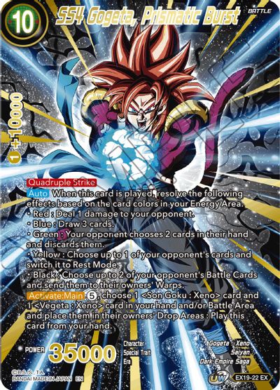 SS4 Gogeta, Prismatic Burst (EX19-22) [Special Anniversary Set 2021] | Good Games Adelaide SA