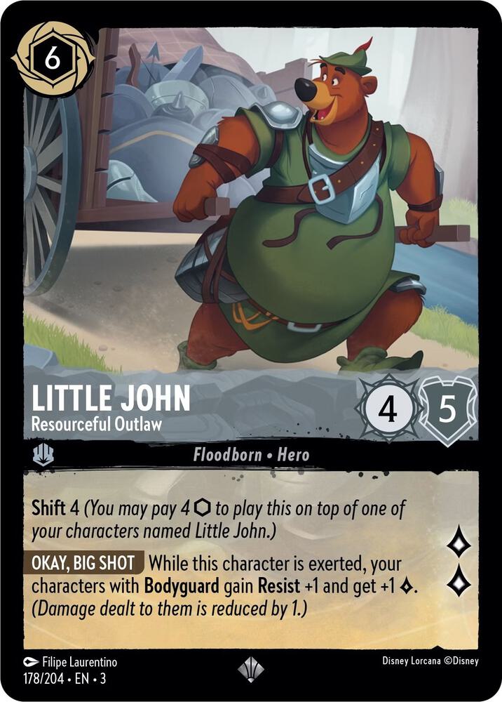 Little John, Resourceful Outlaw 178/204 (Into the Inklands)  | Good Games Adelaide SA