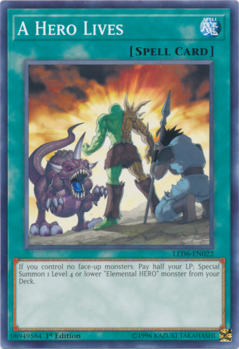 A Hero Lives [LED6-EN022] Common | Good Games Adelaide SA