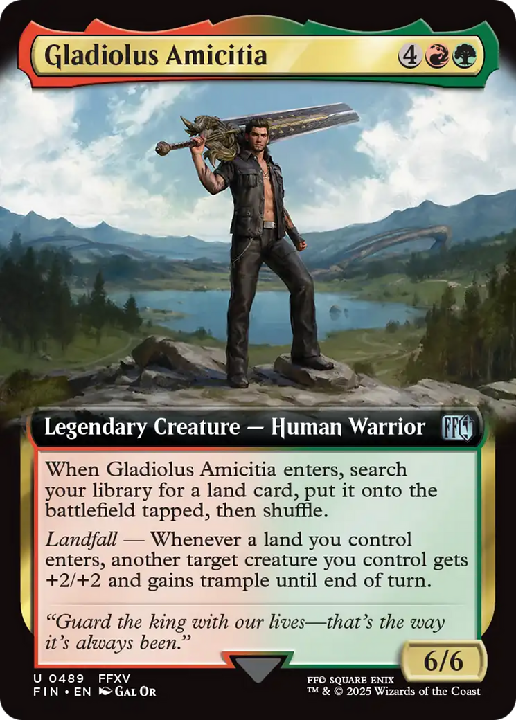 Gladiolus Amicitia (Extended Art) [FINAL FANTASY] | Good Games Adelaide SA