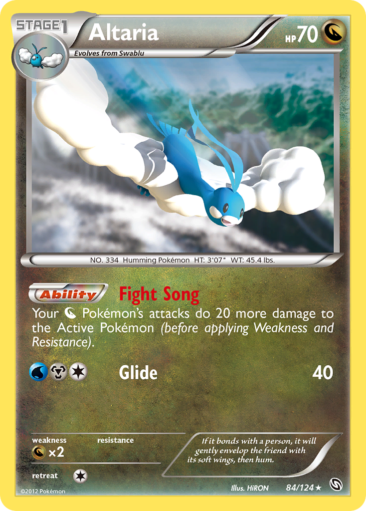 Altaria (84/124) [Black & White: Dragons Exalted] | Good Games Adelaide SA