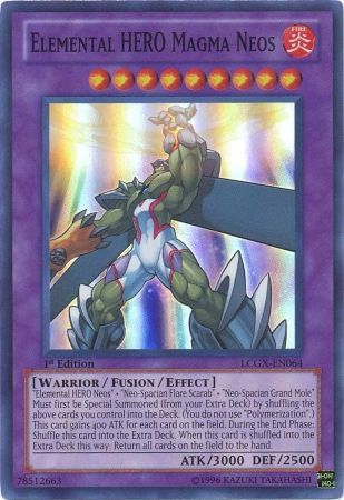 Elemental HERO Magma Neos [LCGX-EN064] Super Rare | Good Games Adelaide SA