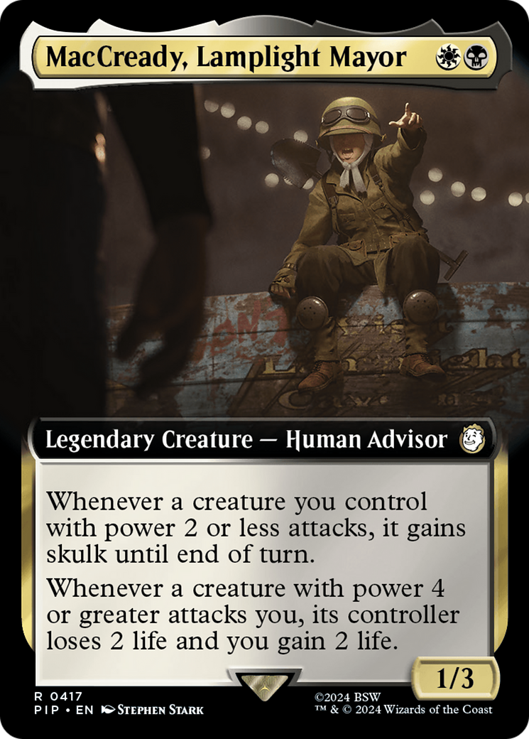MacCready, Lamplight Mayor (Extended Art) [Fallout] | Good Games Adelaide SA