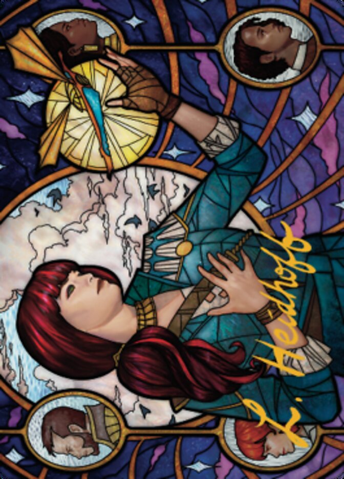 Jhoira, Ageless Innovator Art Card (Gold-Stamped Signature) [Dominaria United Art Series] | Good Games Adelaide SA