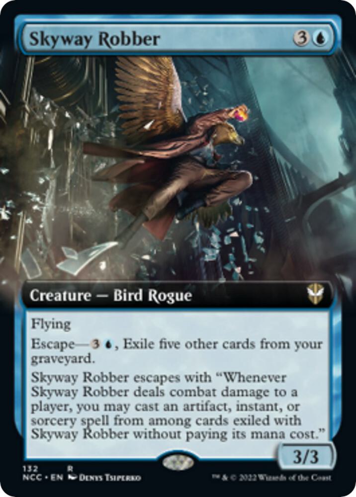 Skyway Robber Extended Art 132 (Commander: Streets of New Capenna)  | Good Games Adelaide SA