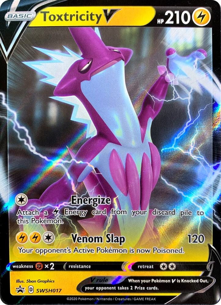 Toxtricity V SWSH017 (SWSH: Sword & Shield Promo Cards)  - Holofoil | Good Games Adelaide SA