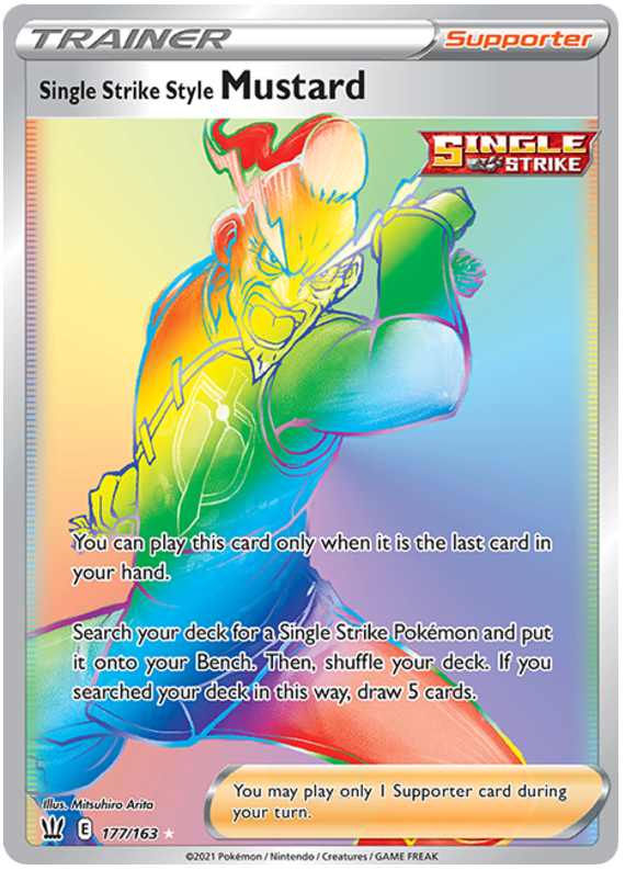 Single Strike Style Mustard (177/163) [Sword & Shield: Battle Styles] | Good Games Adelaide SA