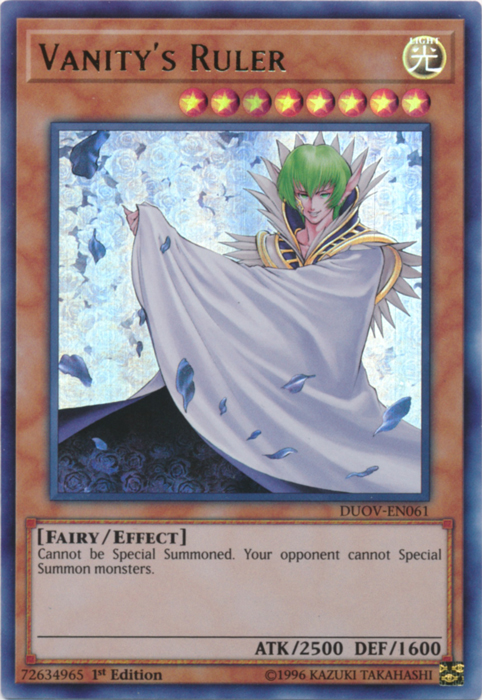 Vanity's Ruler [DUOV-EN061] Ultra Rare | Good Games Adelaide SA