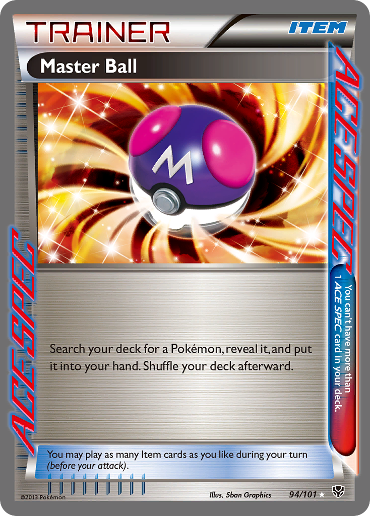 Master Ball (94/101) [Black & White: Plasma Blast] | Good Games Adelaide SA