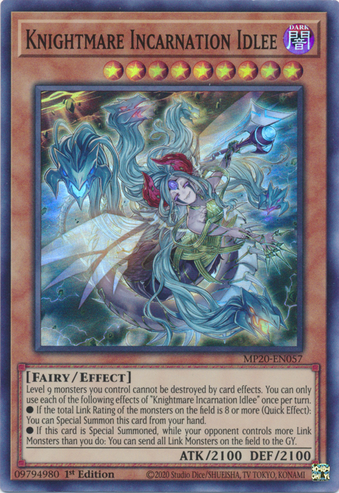 Knightmare Incarnation Idlee [MP20-EN057] Super Rare | Good Games Adelaide SA