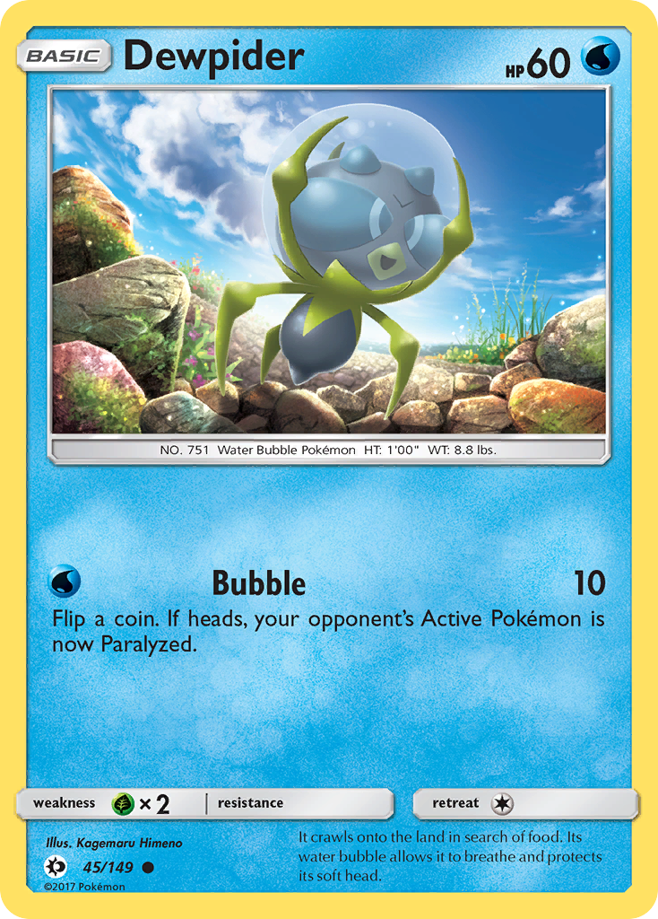 Dewpider (45/149) [Sun & Moon: Base Set] | Good Games Adelaide SA