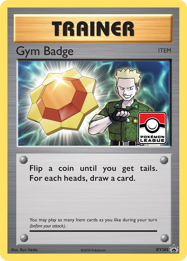 Gym Badge (XY205) (Lt. Surge) [XY: Black Star Promos] | Good Games Adelaide SA