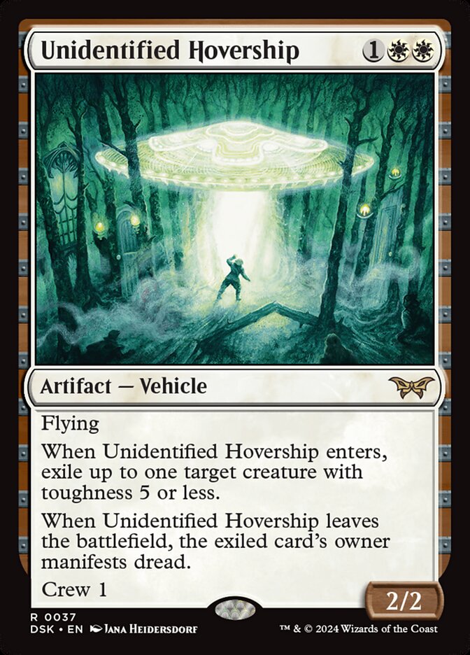 Unidentified Hovership 37 (Duskmourn: House of Horror)  - Foil | Good Games Adelaide SA