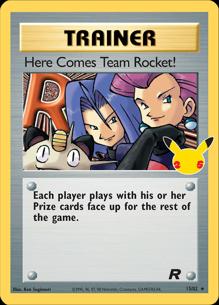 Here Comes Team Rocket! (15/82) [Celebrations: 25th Anniversary - Classic Collection] | Good Games Adelaide SA