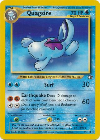 Quagsire (45/111) [Neo Genesis Unlimited] | Good Games Adelaide SA