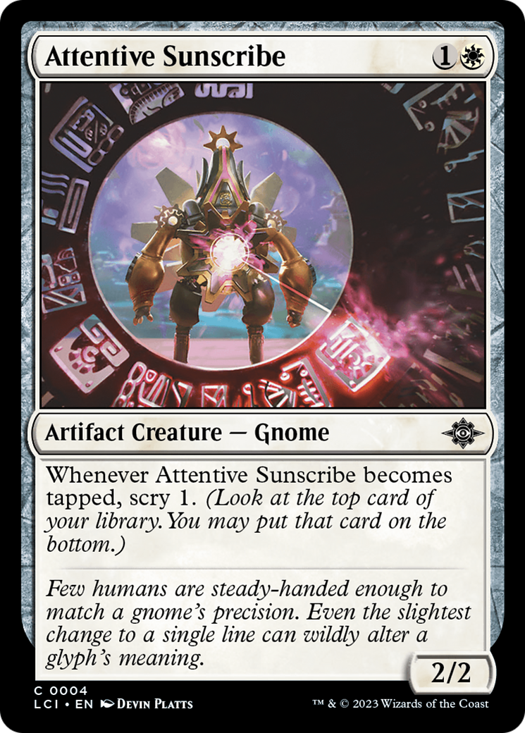 Attentive Sunscribe [The Lost Caverns of Ixalan] | Good Games Adelaide SA