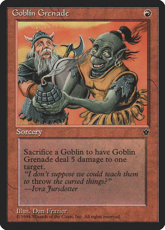 Goblin Grenade (Dan Frazier) [Fallen Empires] | Good Games Adelaide SA