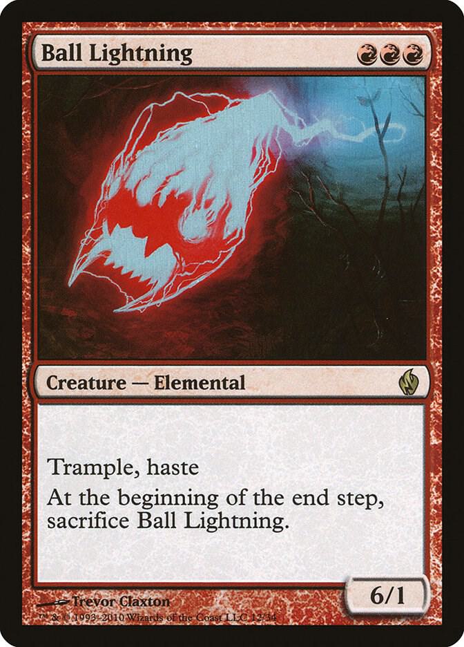 Ball Lightning 12 (Premium Deck Series: Fire and Lightning)  - Foil | Good Games Adelaide SA