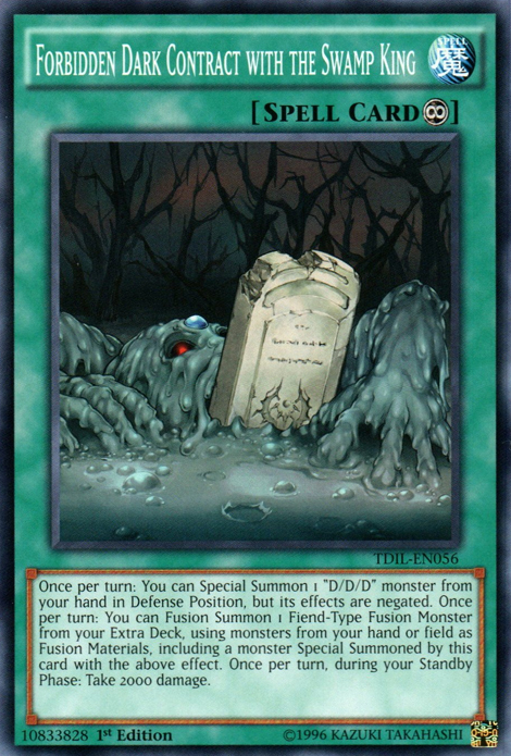 Forbidden Dark Contract with the Swamp King [TDIL-EN056] Common | Good Games Adelaide SA