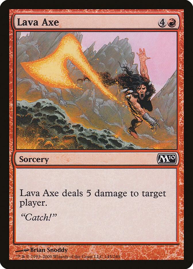 Lava Axe 145 (Magic 2010 (M10))  - Foil | Good Games Adelaide SA