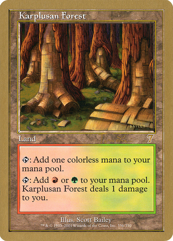 Karplusan Forest (Jan Tomcani) [World Championship Decks 2001] | Good Games Adelaide SA
