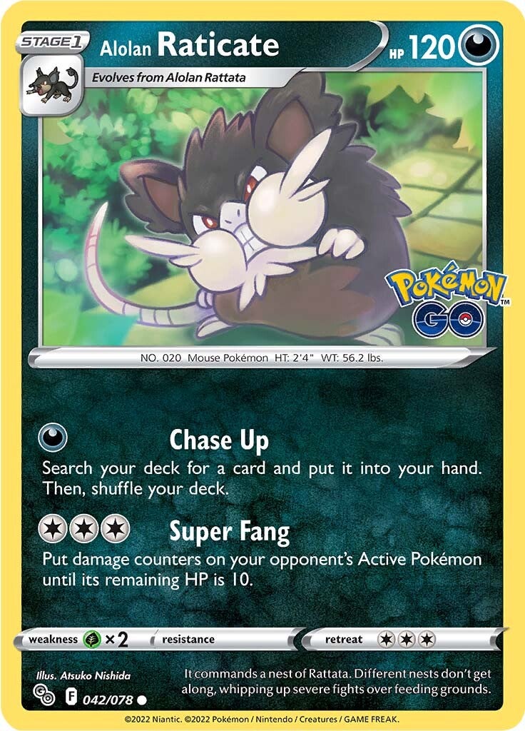 Alolan Raticate (042/078) [Pokémon GO] | Good Games Adelaide SA