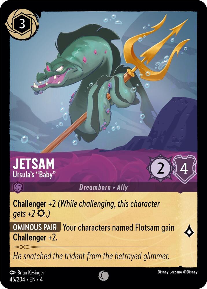Jetsam Ursulas Baby 46/204 (Ursula's Return)  - Cold Foil | Good Games Adelaide SA