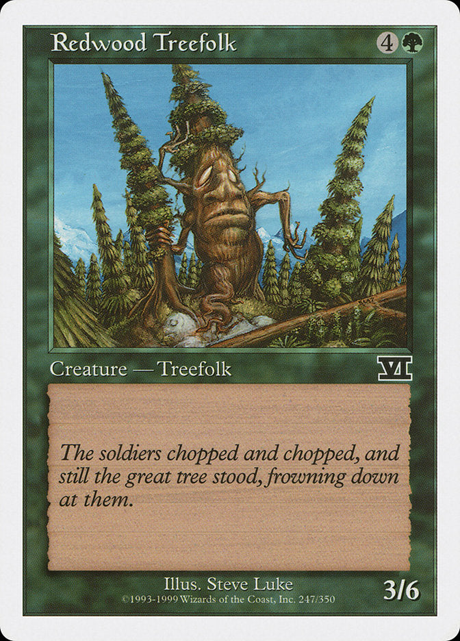 Redwood Treefolk [Classic Sixth Edition] | Good Games Adelaide SA