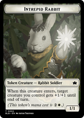 Wall // Intrepid Rabbit Double-Sided Token [Bloomburrow Tokens] | Good Games Adelaide SA