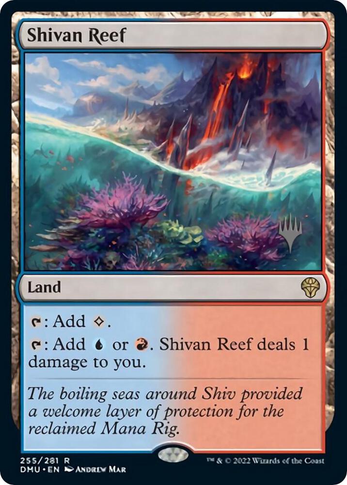 Shivan Reef 255 (Promo Pack: Dominaria United)  - Foil | Good Games Adelaide SA