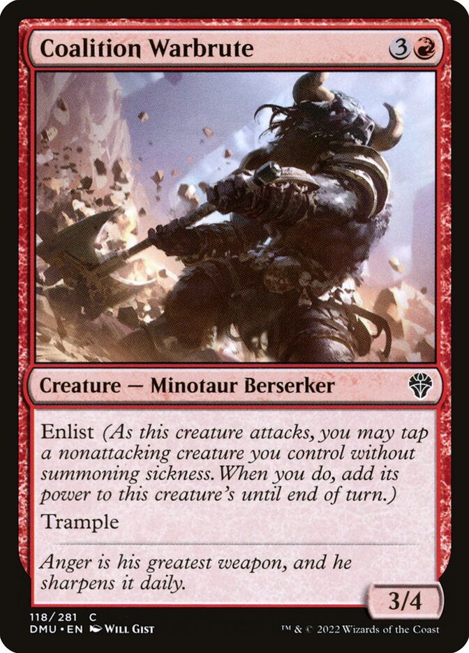 Coalition Warbrute 118 (Dominaria United)  - Foil | Good Games Adelaide SA