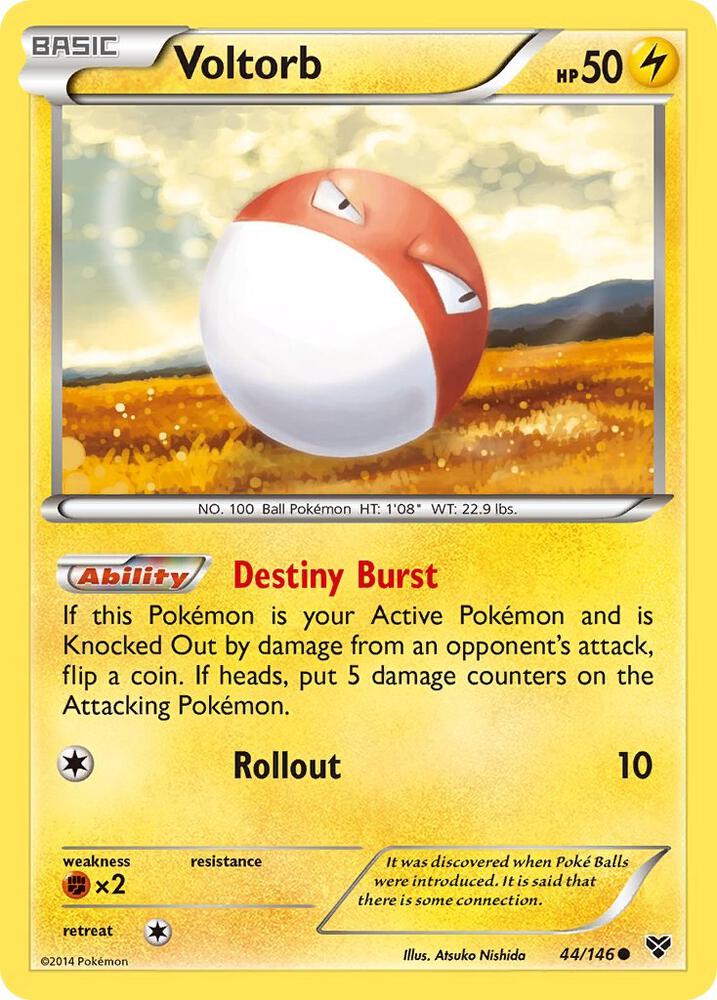 Voltorb 44/146 (XY Base Set)  | Good Games Adelaide SA