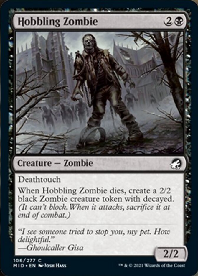 Hobbling Zombie [Innistrad: Midnight Hunt] | Good Games Adelaide SA