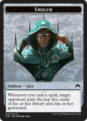Pest // Jace, Telepath Unbound Emblem Double-Sided Token [Secret Lair: From Cute to Brute Tokens] | Good Games Adelaide SA