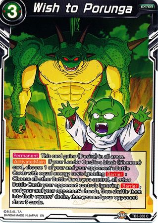 Wish to Porunga [TB3-068] | Good Games Adelaide SA