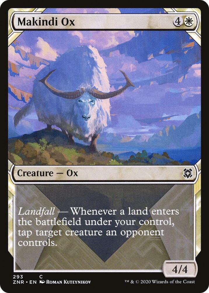 Makindi Ox 293/280 (Zendikar Rising)  | Good Games Adelaide SA