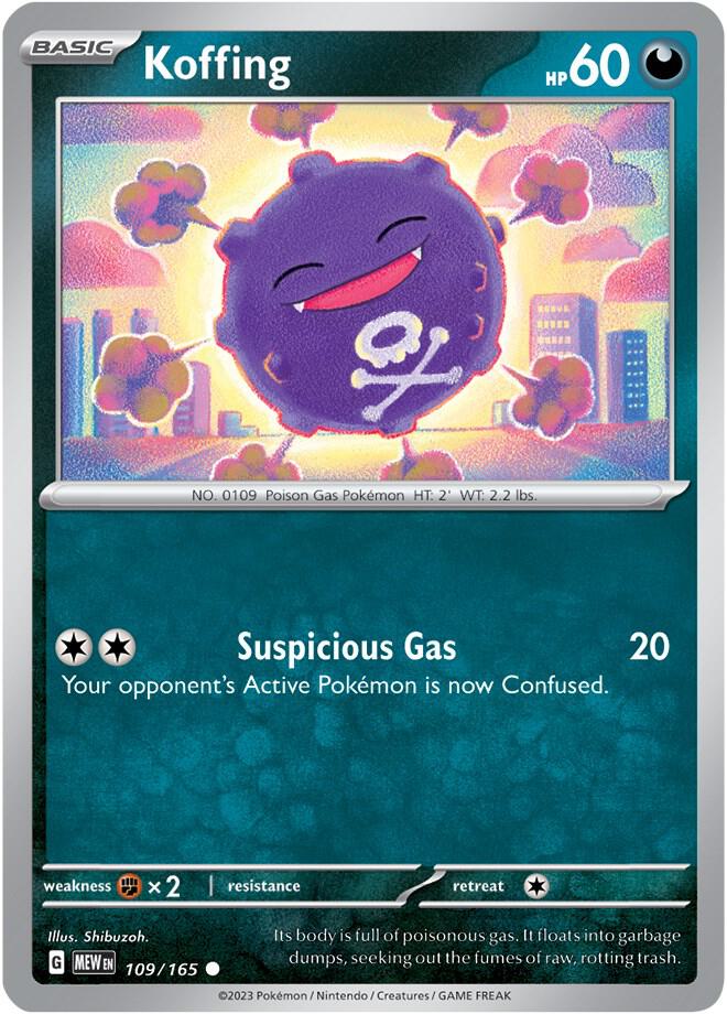 Koffing 109/165 (SV: Scarlet & Violet 151)  | Good Games Adelaide SA