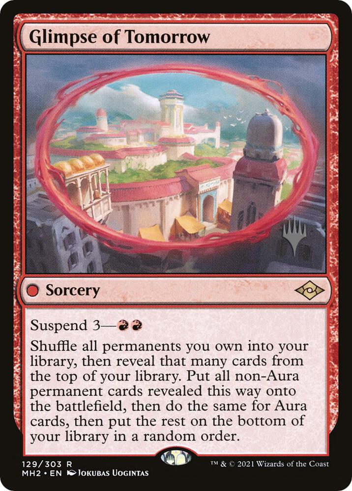 Glimpse of Tomorrow 129 (Promo Pack: Murders at Karlov Manor)  - Foil | Good Games Adelaide SA