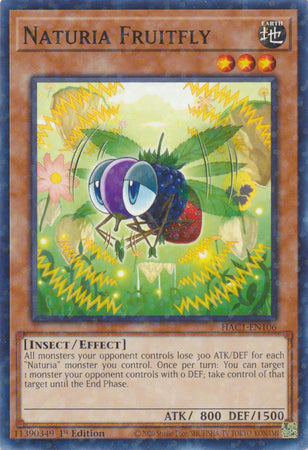 Naturia Fruitfly (Duel Terminal) [HAC1-EN106] Common | Good Games Adelaide SA